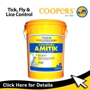 Coopers Amitik WP Cattle Dip & Spray