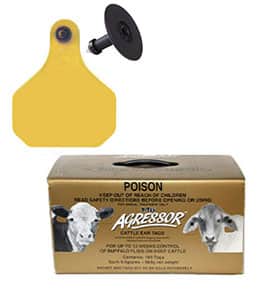 Y-Tex Agressor Insecticide Cattle Tags 