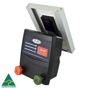 JVA SV2 Solar Electric Fence Energizer - 0.2 Joule stored, 2 km