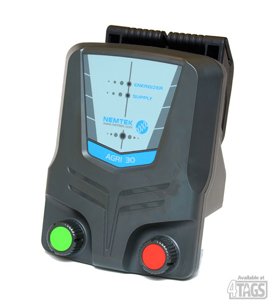 Nemtek Agri 30km Energizer (incl. mains power adaptor)