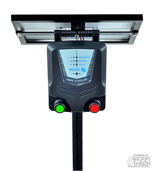 Nemtek Agri Solar 5km Energizer with built-in Lithium Battery - Image 2