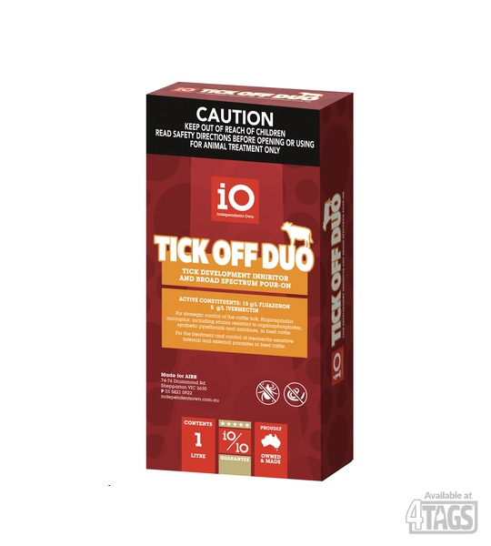 iO Tick Off Duo Pour On – Cattle