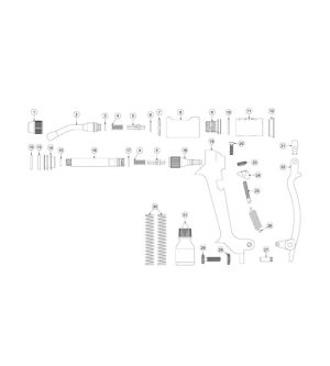 NJ Phillips 10mL Metal Lamb Drencher WX1506 Major Service Kit
