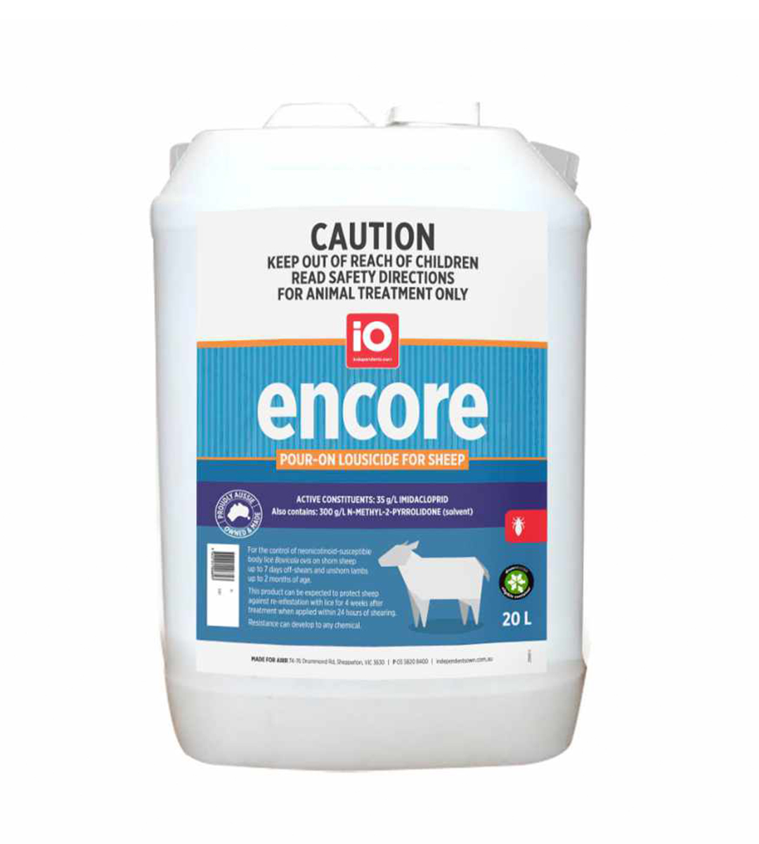 iO Encore Pour-On Lousicide for Sheep - Image 2
