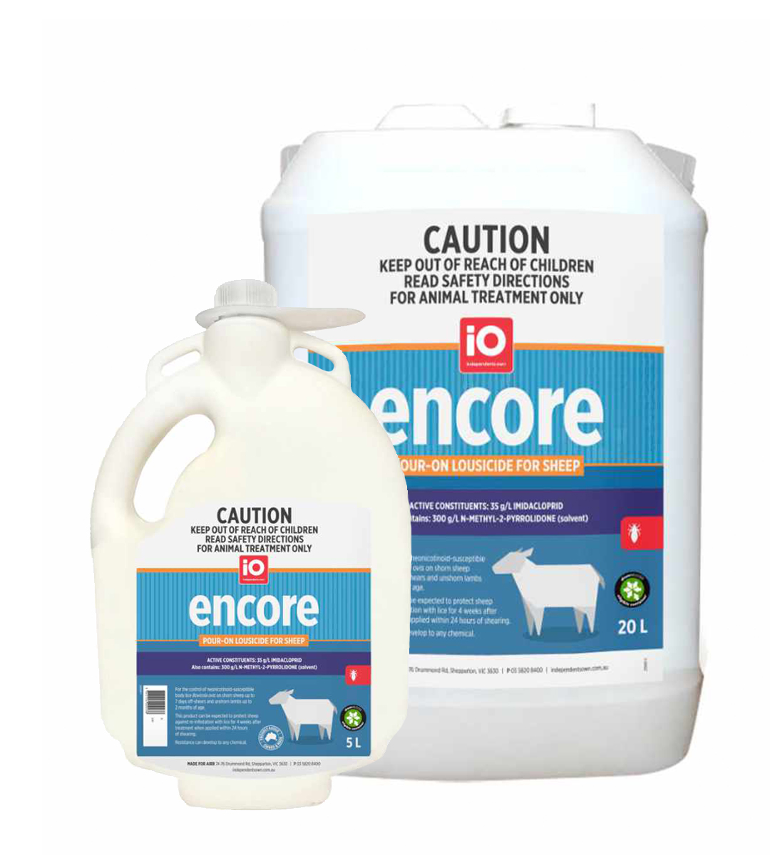 iO Encore Pour-On Lousicide for Sheep